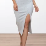 Falda Mariana Plomo