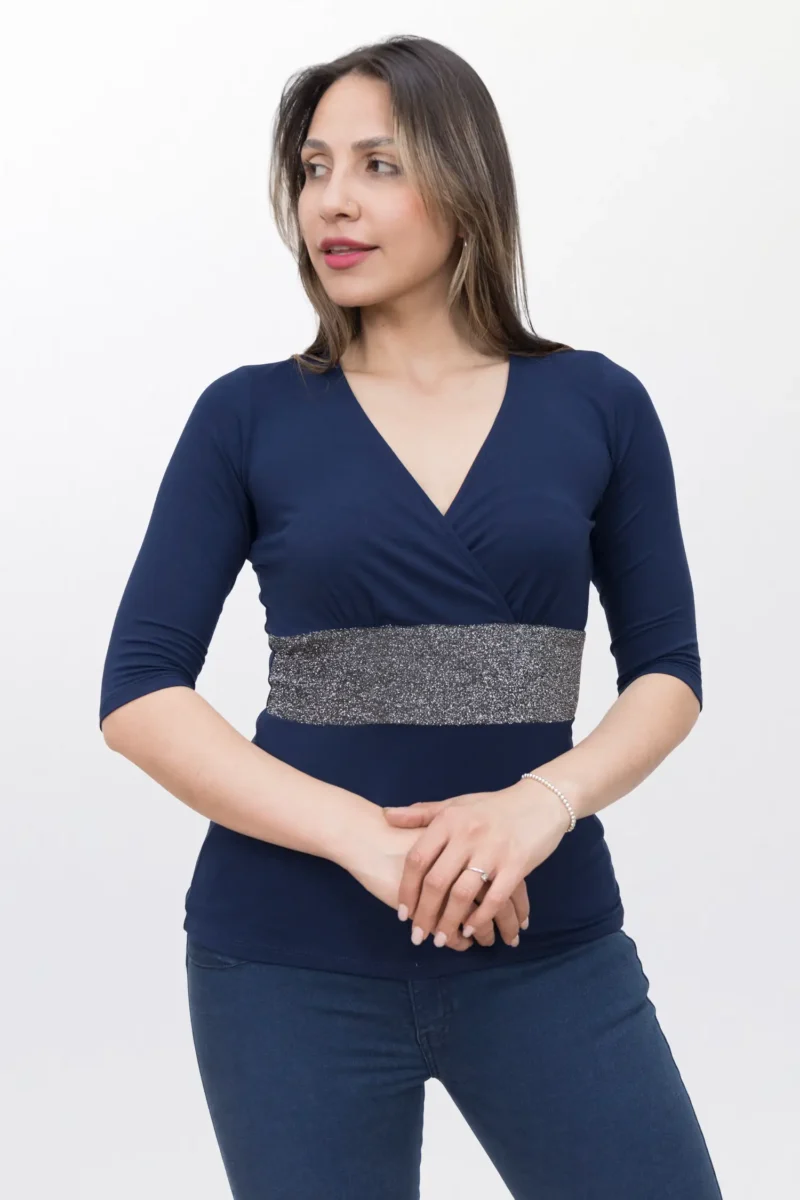 Polo Blusa de Mujer Dressalis Karla Azul