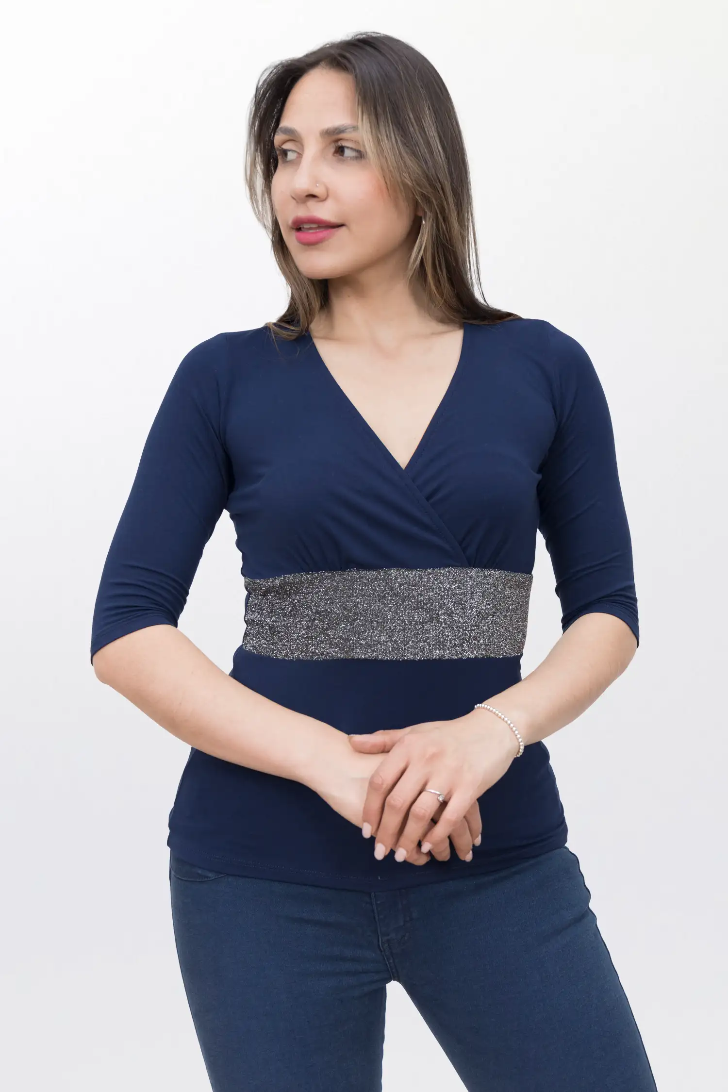 Polo Blusa de Mujer Dressalis Karla Azul