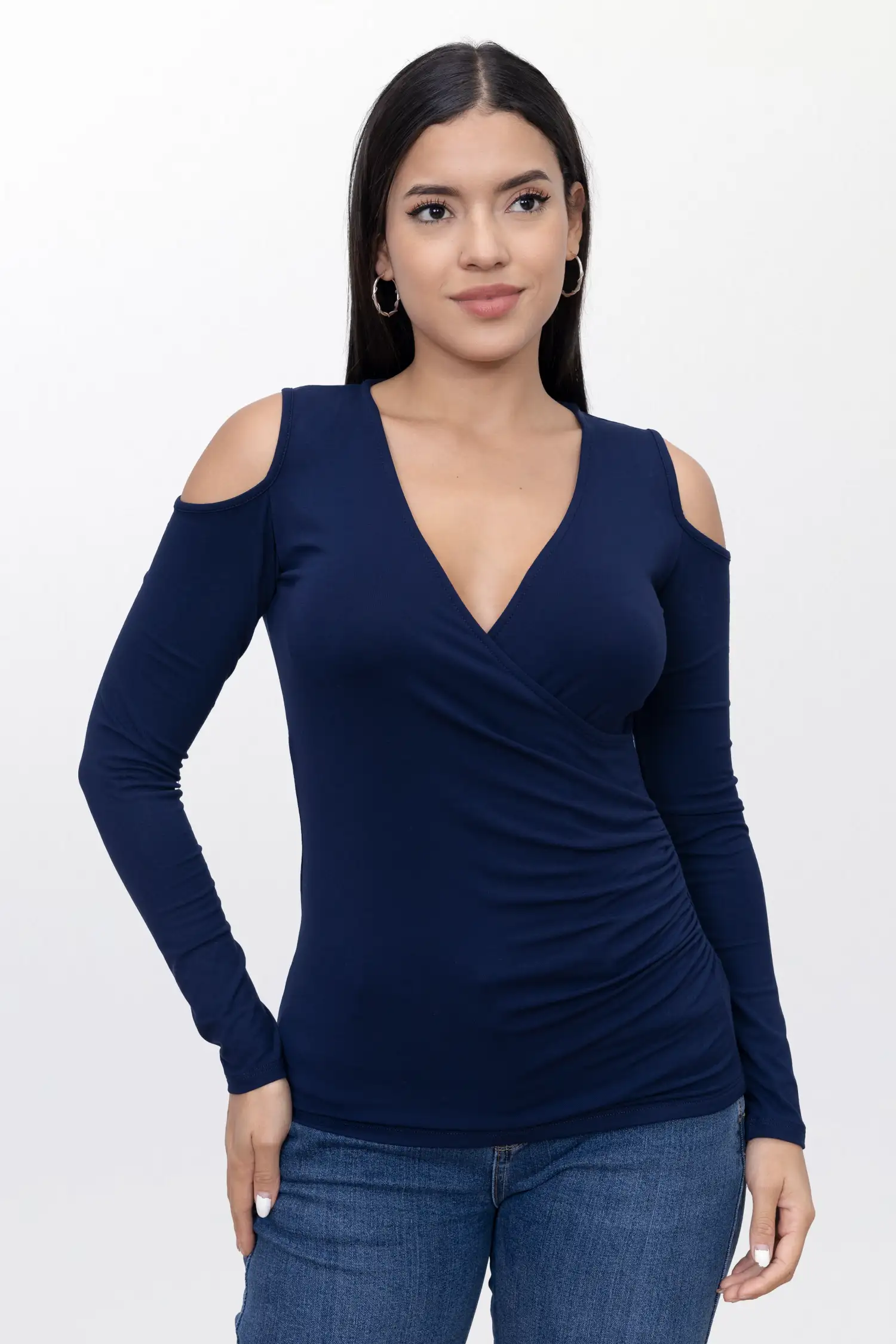 Polo Blusa de Mujer Dressalis Salome Azul
