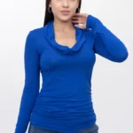 Polo Blusa de Mujer Dressalis color Azulino