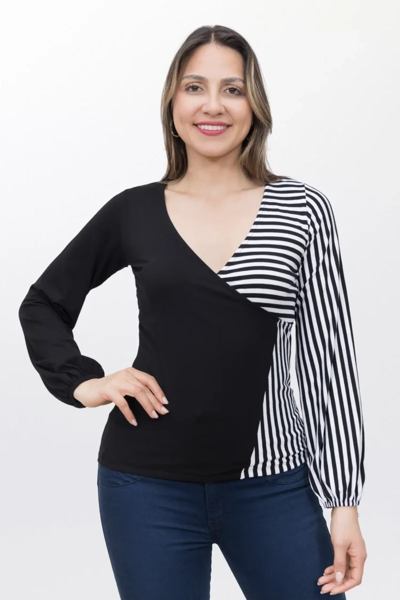 Polo Blusa de Mujer Dressalis Melany Blanco
