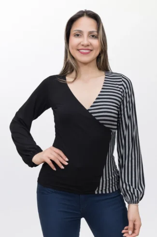 Polo Blusa de Mujer Dressalis Melany Negro