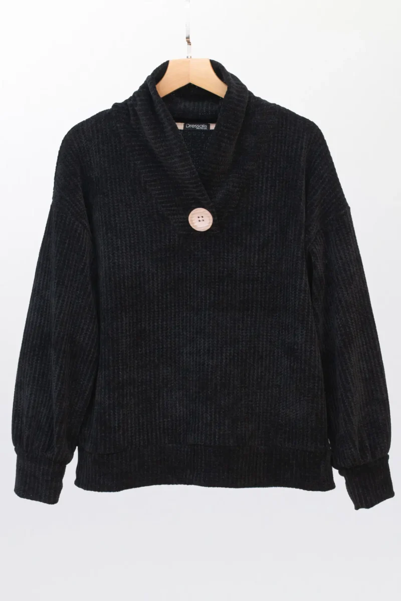 Chompa Negro Sueter Dressalis