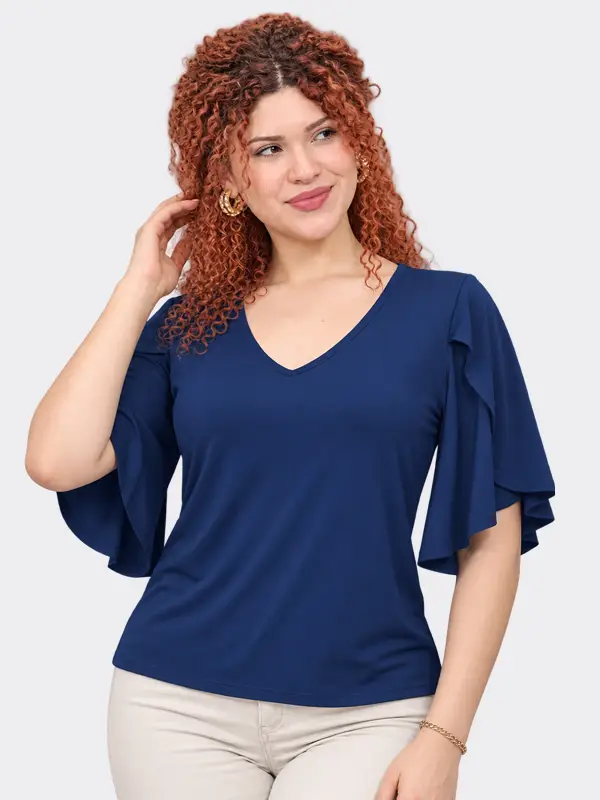 Blusa Adriana Azul Dressalis