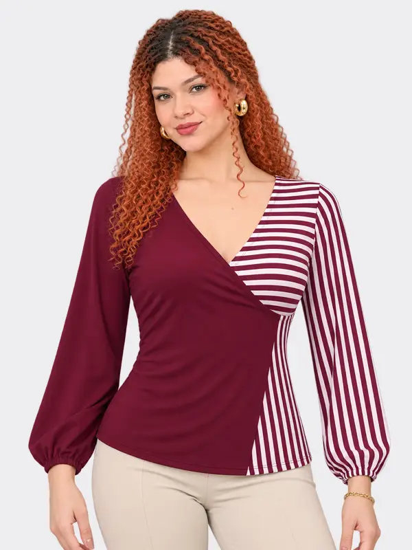 Blusa Melany Guinda Dressalis
