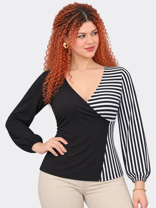 Blusa Melany Negro Dressalis